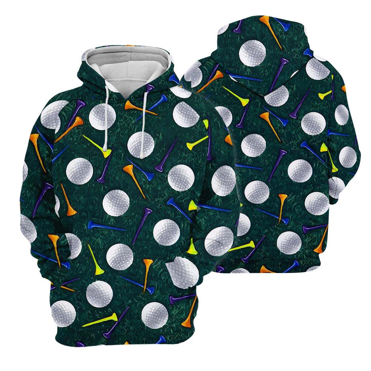 Golf Balls Men's Golf Polo ShirtFunny Golf Shirt, Gifts For Golfer