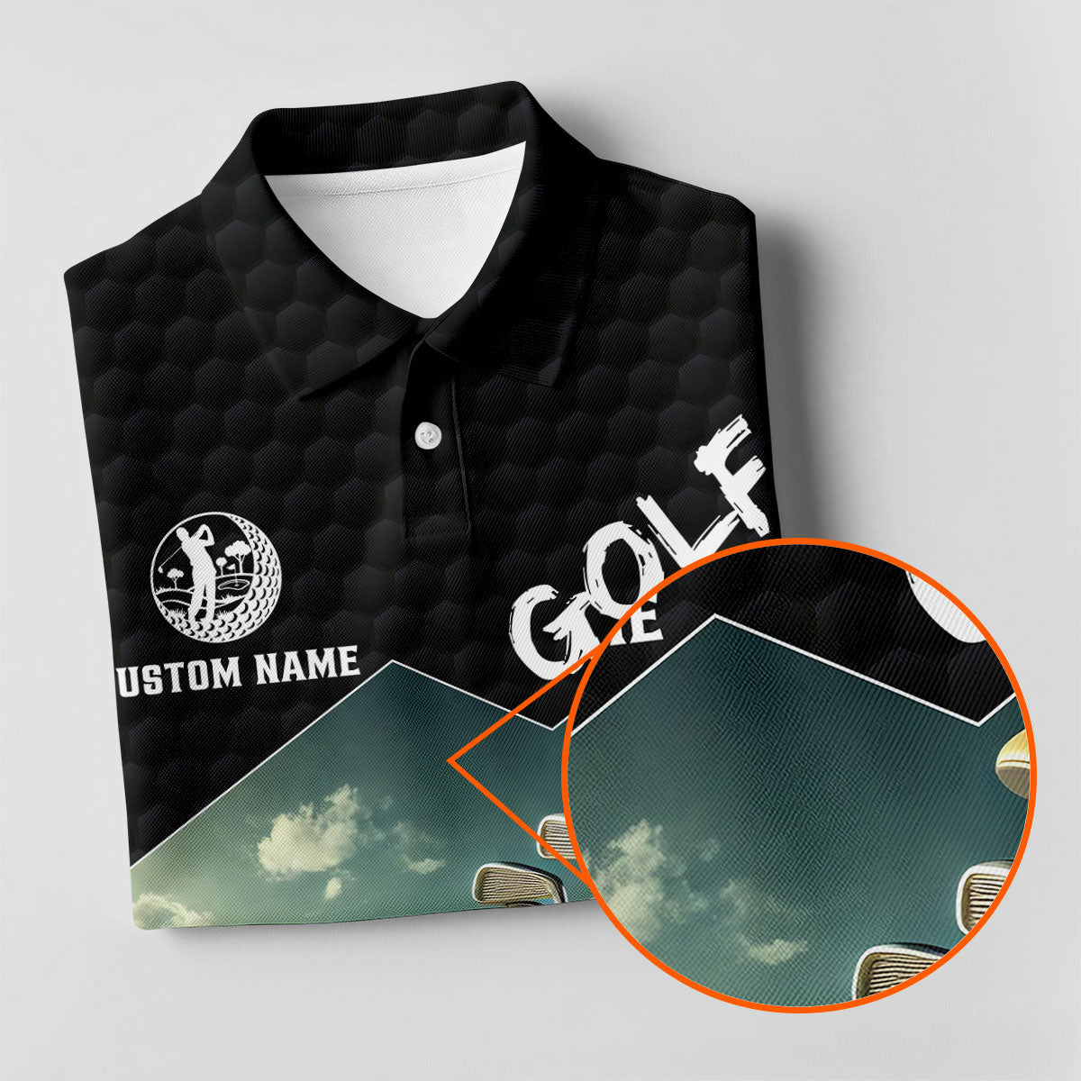 In My Head I'm Playing Golf Funny Golf Shirt, Custom Golf Shirts, Golf Shirts For Men