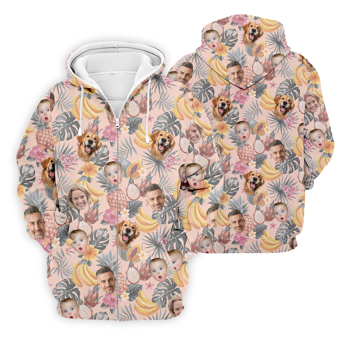 Pink Tropical Fruit, Vintage Hawaiian Shirts, Hawaiian Golf Shirts, Custom Pet Shirt, Best Golf Gifts Men
