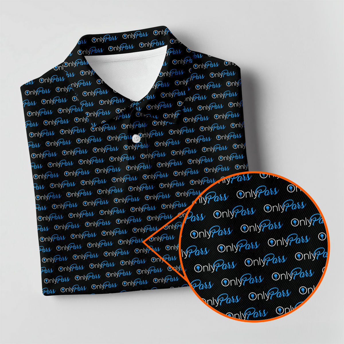 OnlyPars All Over Print Golf Top, Funny Golfer Humor Design, Golf Shirts For Women