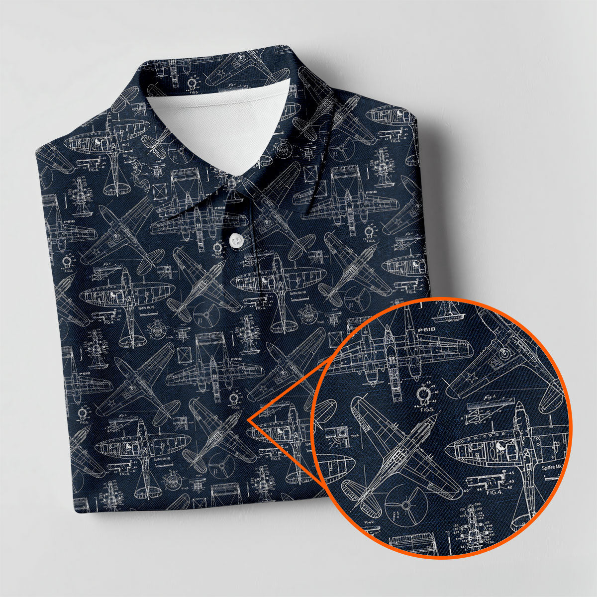 Aircraft Models Airplane Blueprints Golf Tops For Men, Polo ShirtFor Men, Golf Shirts For Men