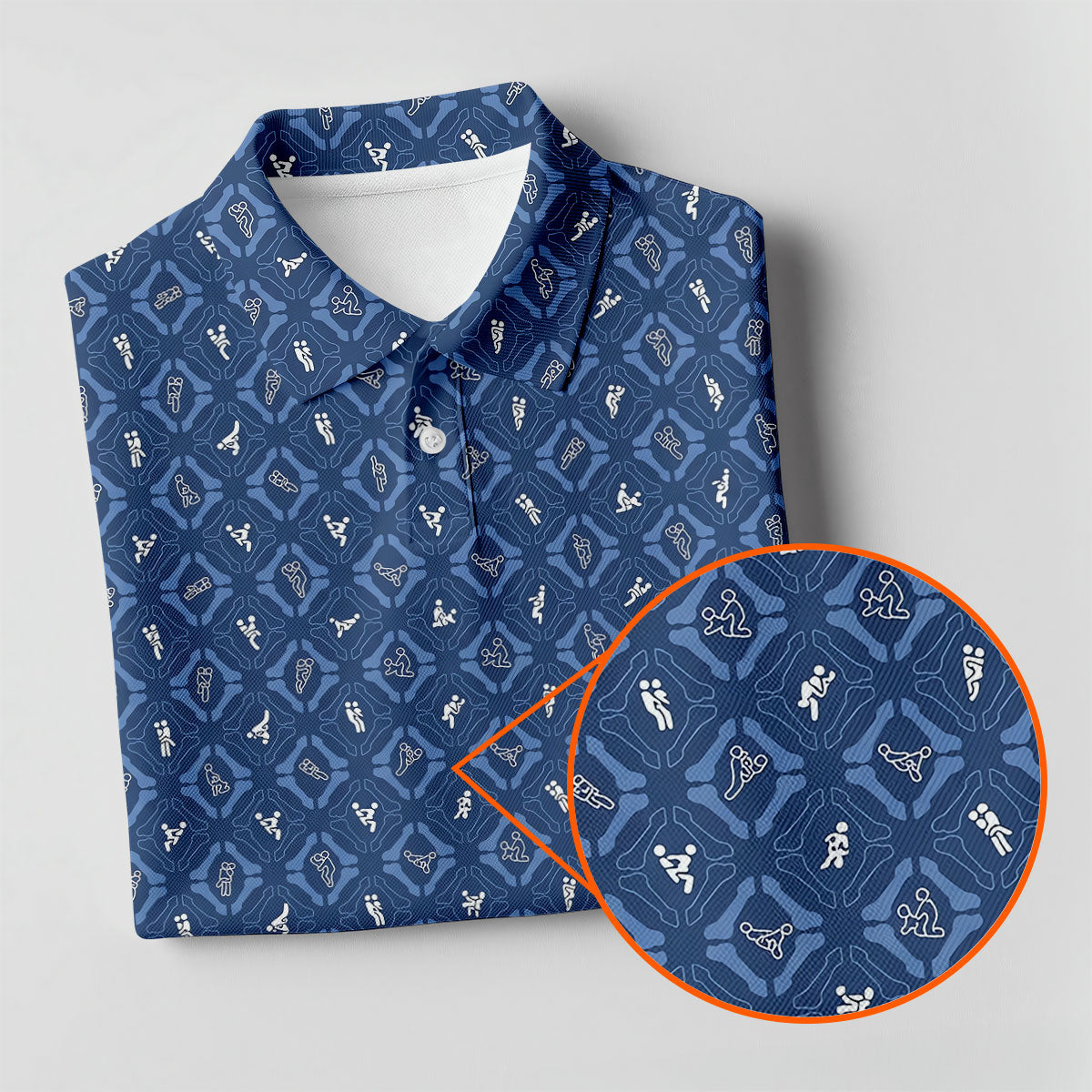 Dirty Funny Adult Humor Men's Funny Golf Shirts, Unique Gift For Golfer, Polo Shirtor Men