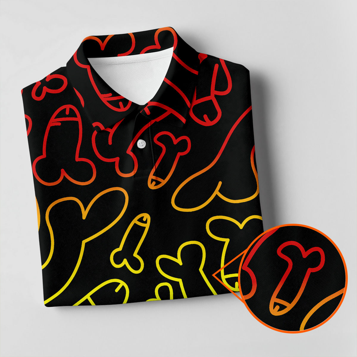 Dirty Humor Black Golf Shirt, Fun Golf Shirts For Men, Golf Gift For Men, Golf Shirts For Men
