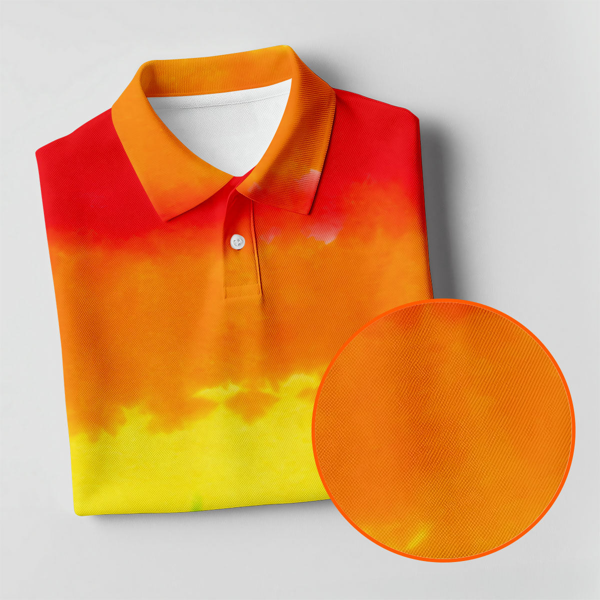 LGBT Rainbow Pride Month Celebrate Tie-Dye Print Golf Tops For Men, Pride Colors Golf Shirts For Men