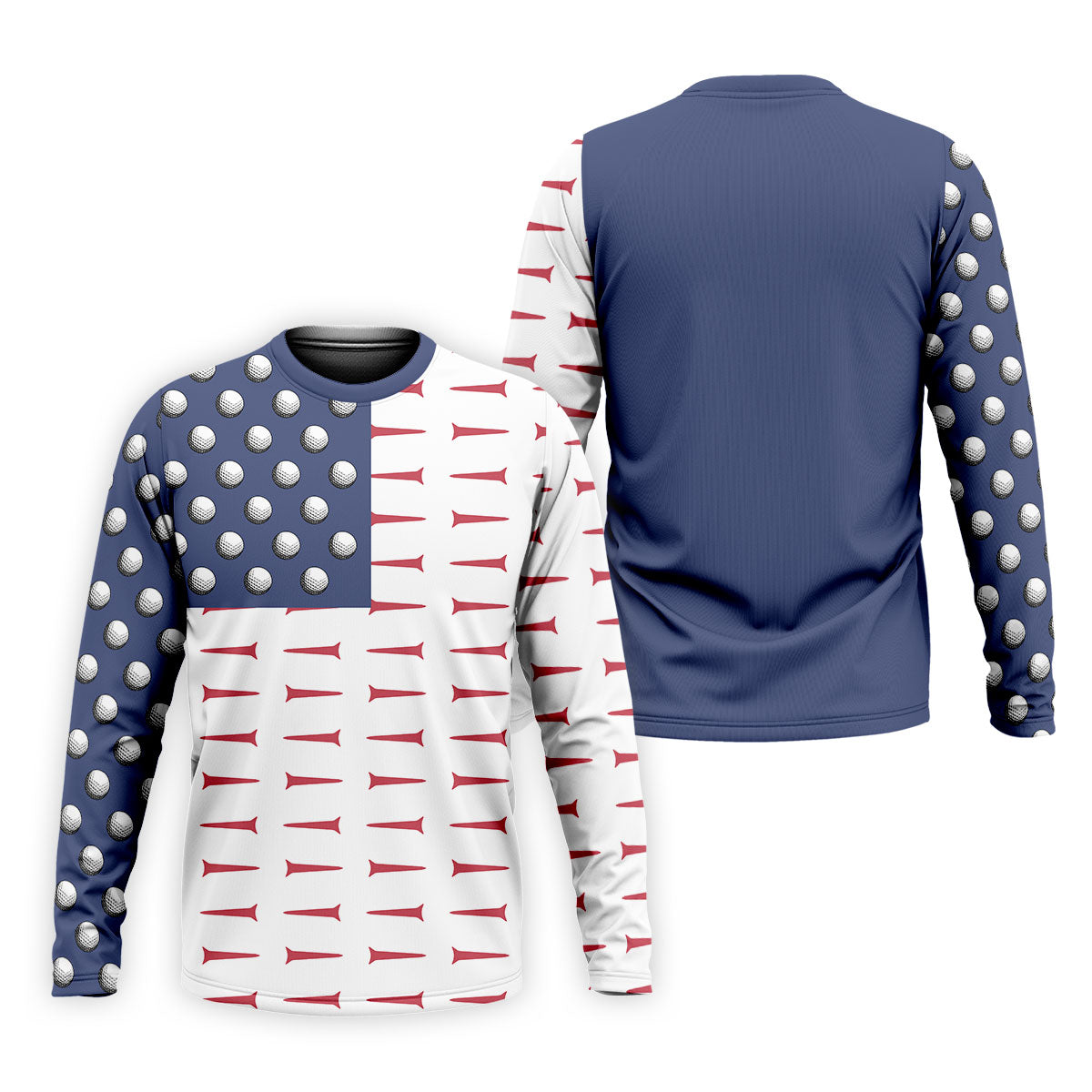 American Flag Men's Golf Polo ShirtMen's 4th Of July Shirts, USA 250 Anniversary Golf Shirt, Gifts For Golfing Dad