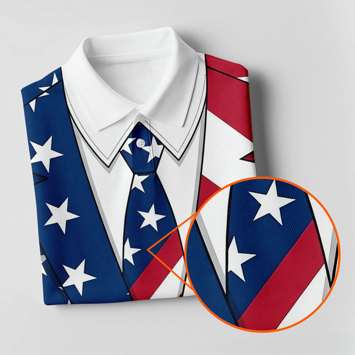 US Flag Tuxedo Costume Patriotic 4th Of July Golf Shirt, 250 Years Polo Shirtor Men