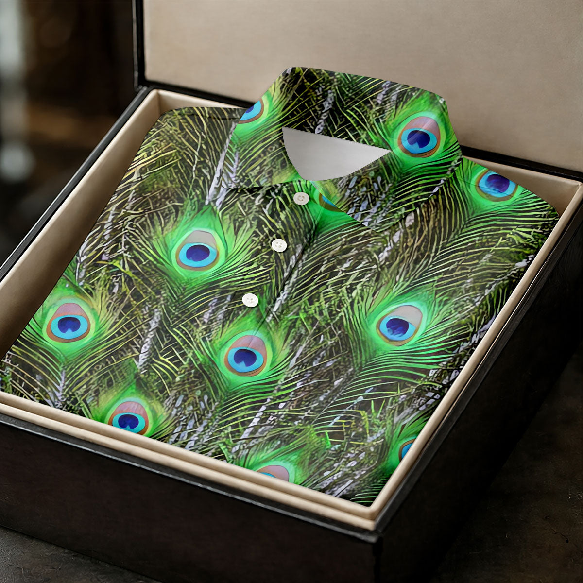 The Peacock Unique Golf Shirt, Golf Tops For Men, Golf Shirts For Men, Polo ShirtFor Men