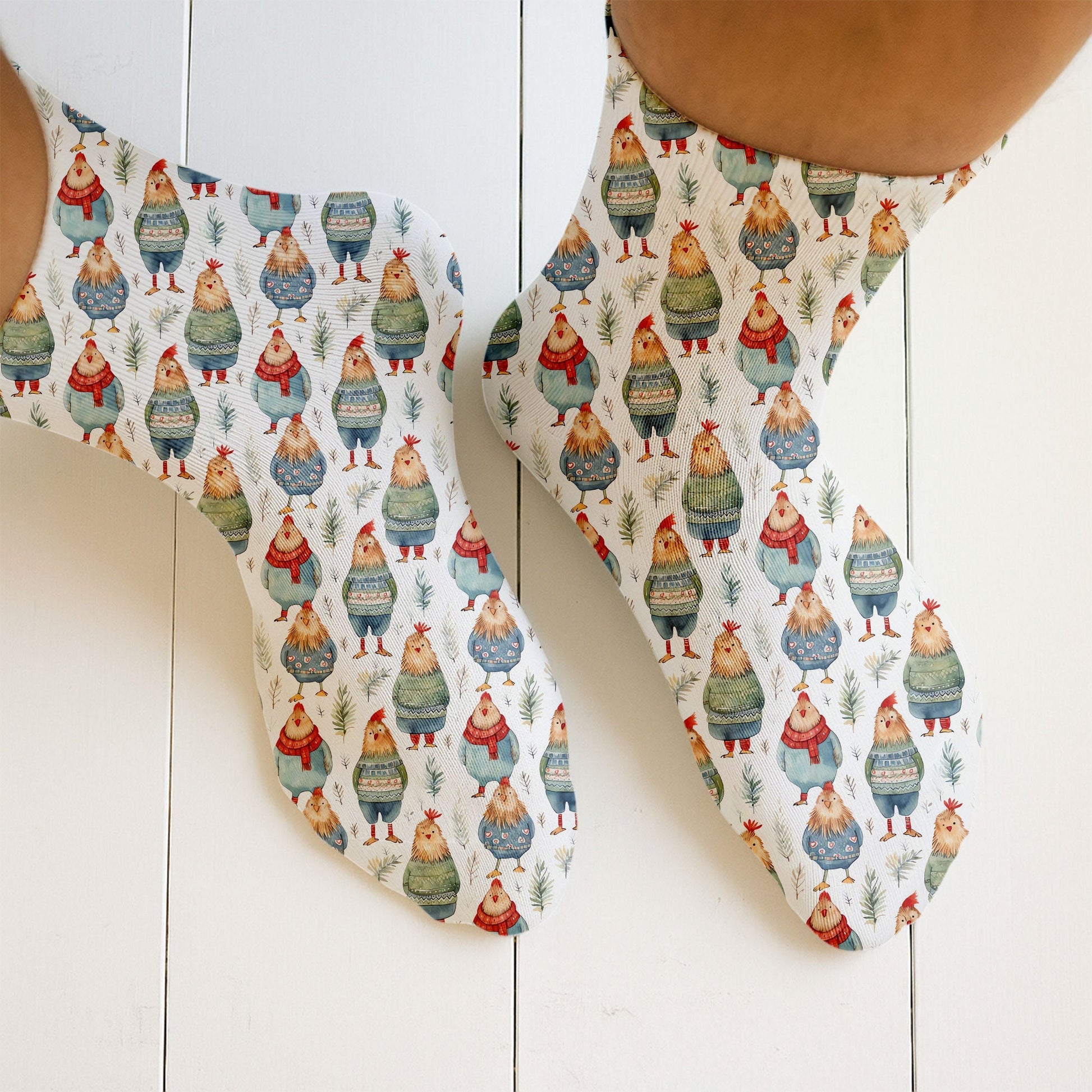 Chicken Cozy Funny Golf Socks, Golf Gift Ideas, Golfing Accessories, Christmas Golf Gift