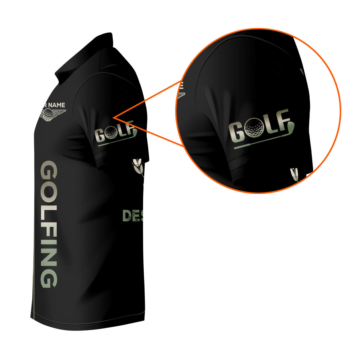Weapons Of Grass Destruction Custom Funny Golf Polo ShirtMens Golf Gift, Gift For Golfers