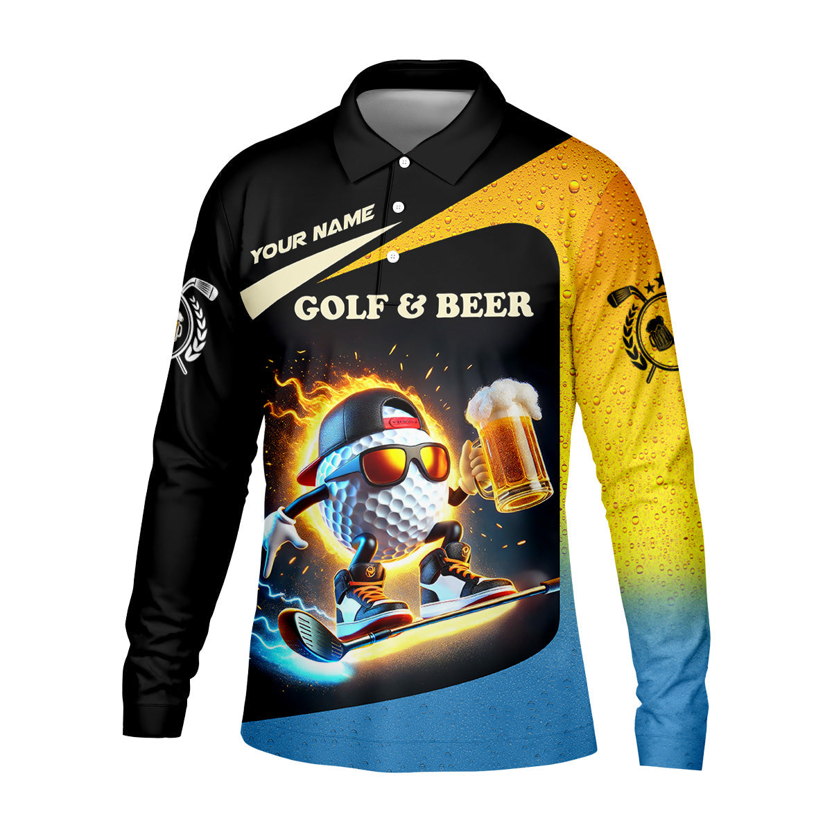 My Drinking Team Has A Golfing Problem Funny Golf Polo ShirtGift For Golfers, Team Golf Shirts