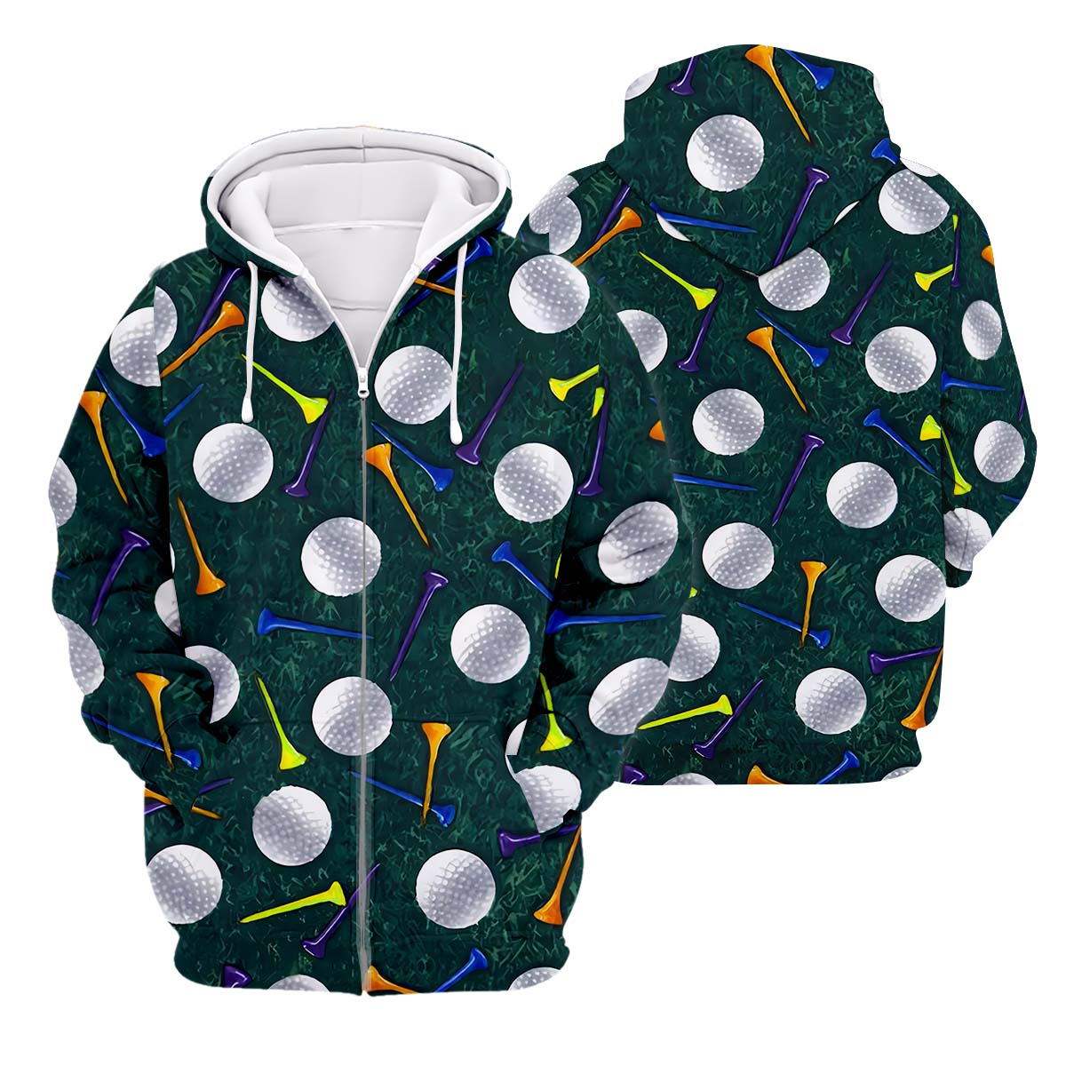 Golf Balls Men's Golf Polo ShirtFunny Golf Shirt, Gifts For Golfer