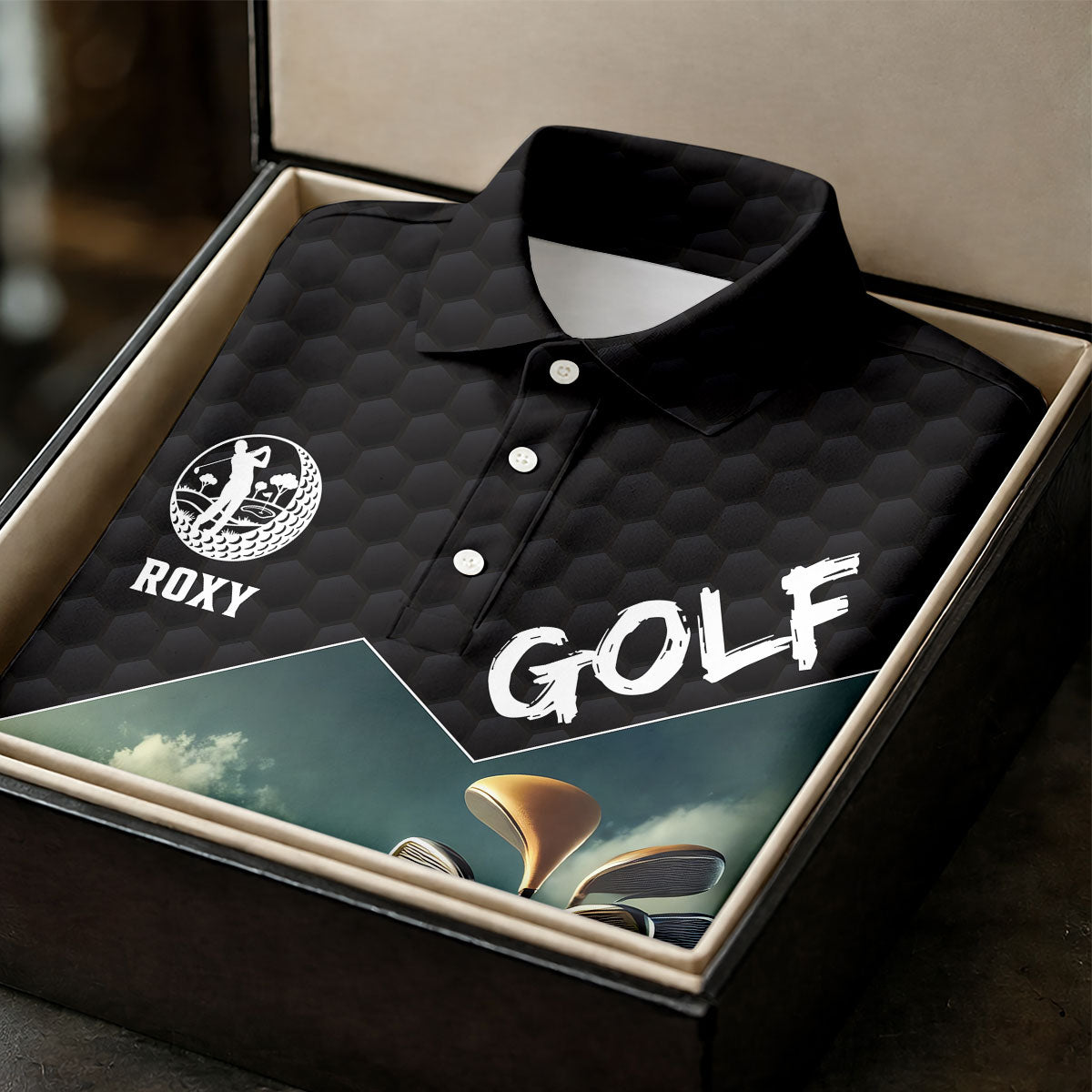Swing Swear Look For Ball Repeat Funny Golf Shirt, Custom Golf Shirts, Golf Shirts For Men