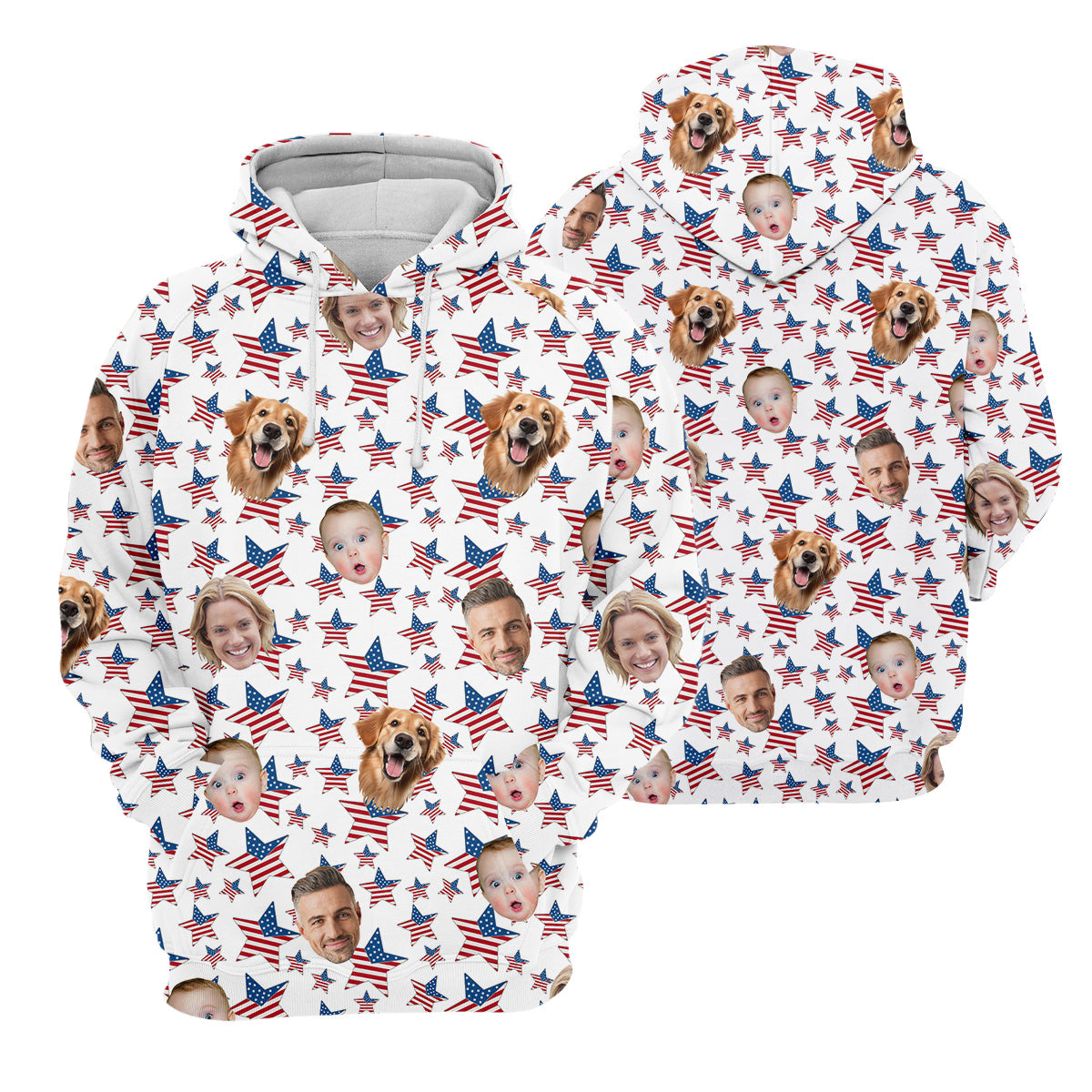Family Portrait Golf Shirt, Custom Face Shirt, Personalized Dog Shirts, American Flag Golf Shirt, Long Sleeve Golf Shirts, Golf Tops For Women