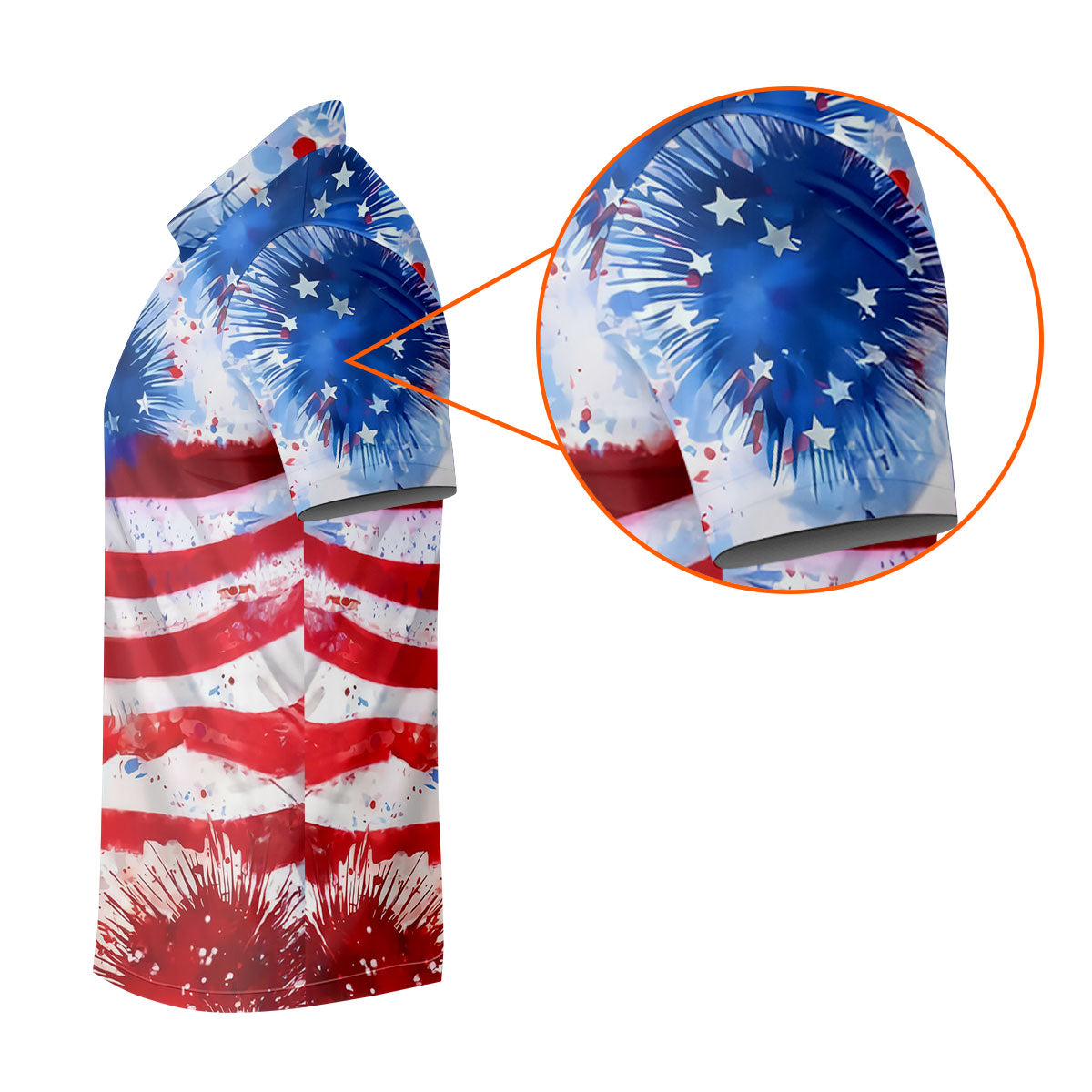 America Flag Golf Polo ShirtMen, Hilarious Golf Shirt, Dad Golf Gift