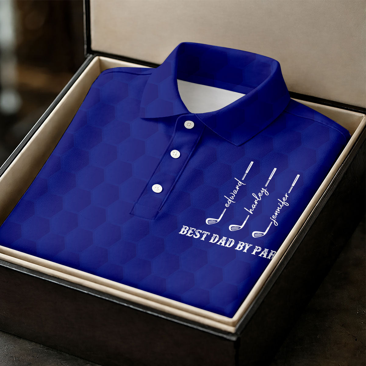 Best Dad By Par Father's Day Golf Shirt, Grandpa Golf Gift, Golf Gift For Dad, Polo Shirtor Men