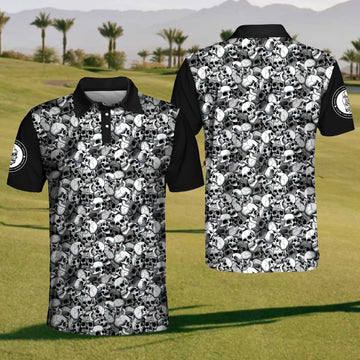 Phantom Shadows Golf Polo ShirtMens Golf Shirt, Gift For Golfer