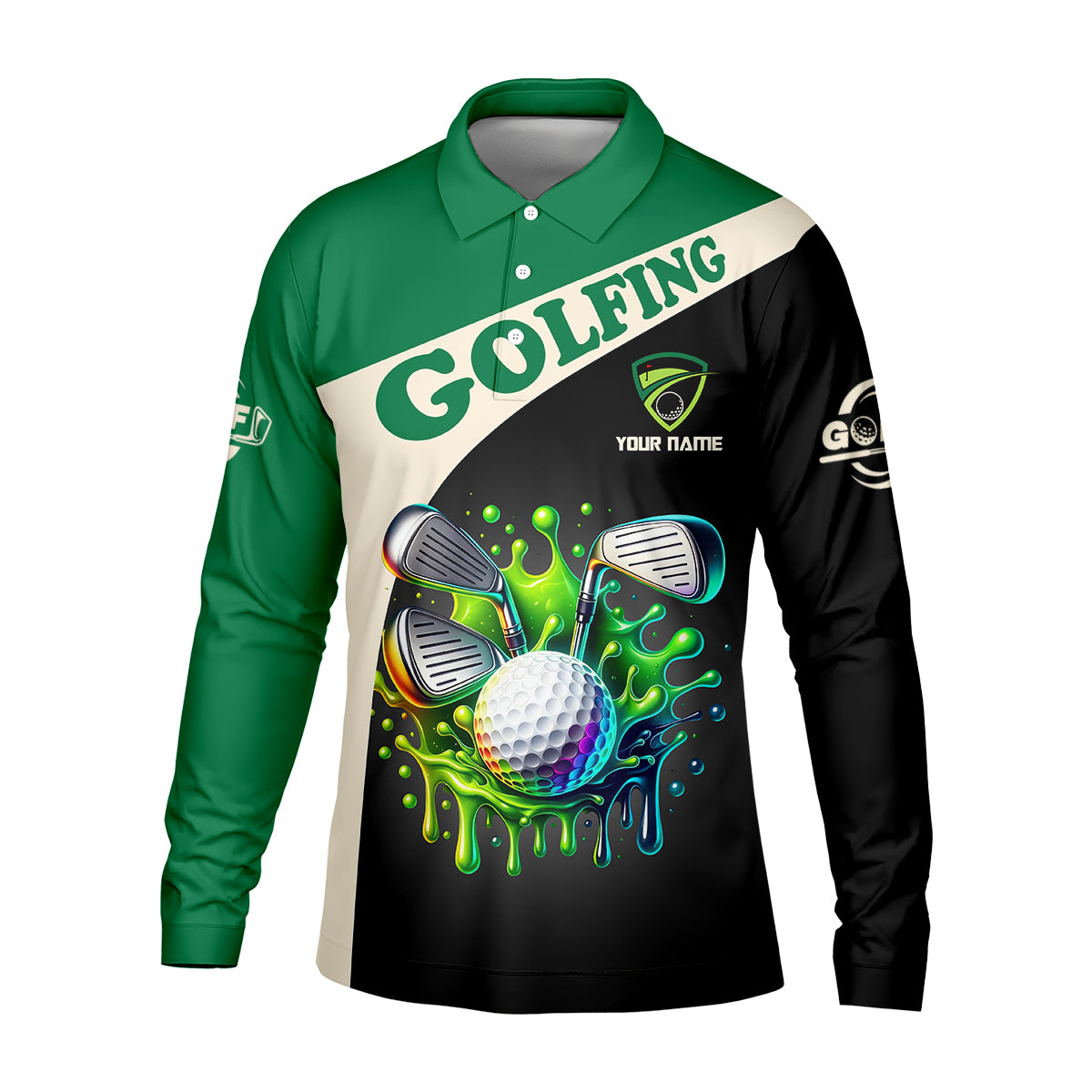 I Was One Under Today Custom Funny Golf Polo Shirtad Golf Gifts