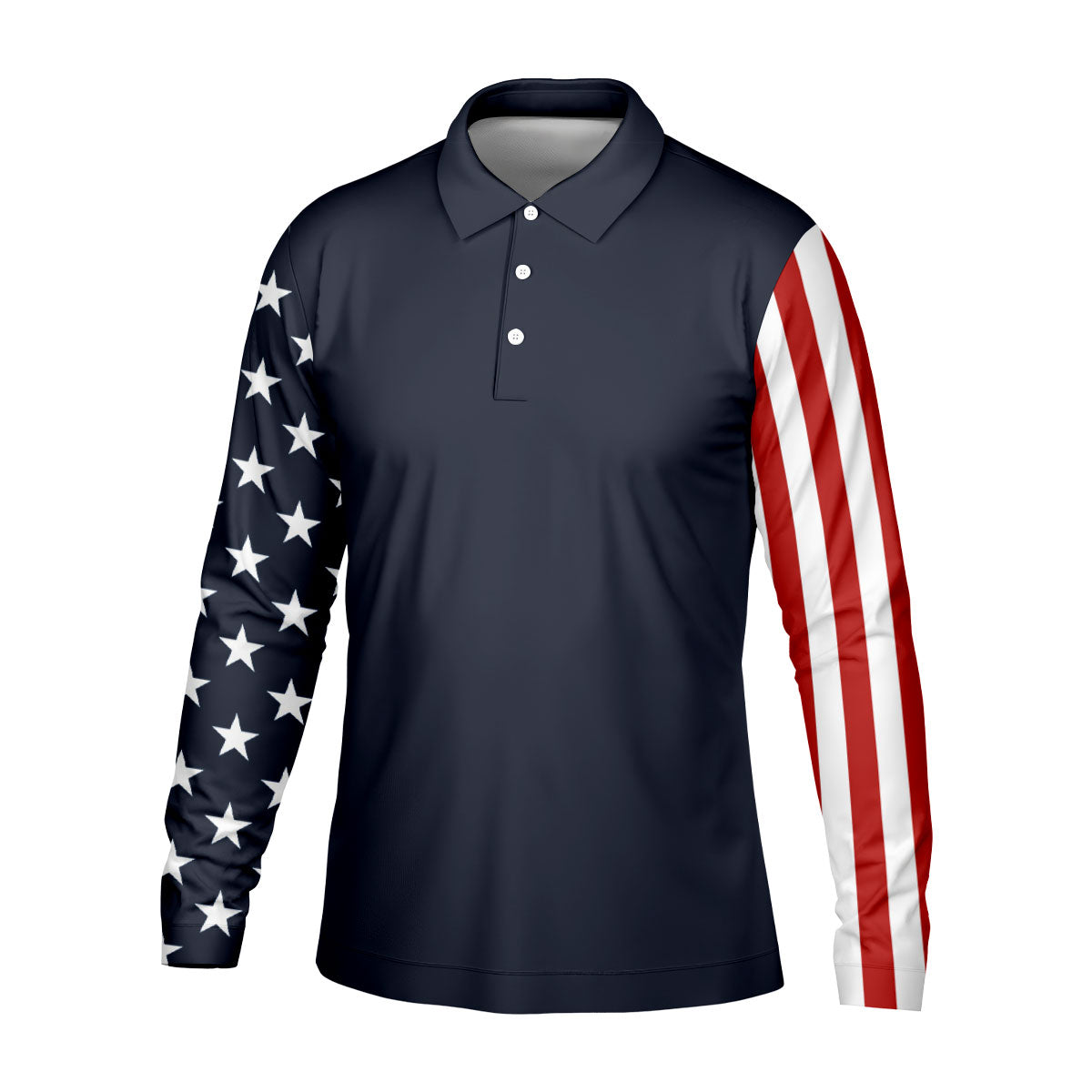 American Flag Golf Polo ShirtMens Golf Gift, Patriotic Golf Shirt, America 250 Anniversary Golf Polo