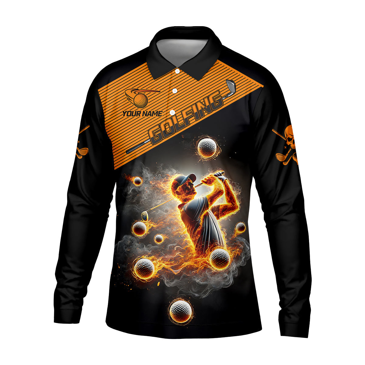 It Takes A Lot Of Balls To Golf The Way I Do Custom Men's Golf Polo Shirtad Golf Gift