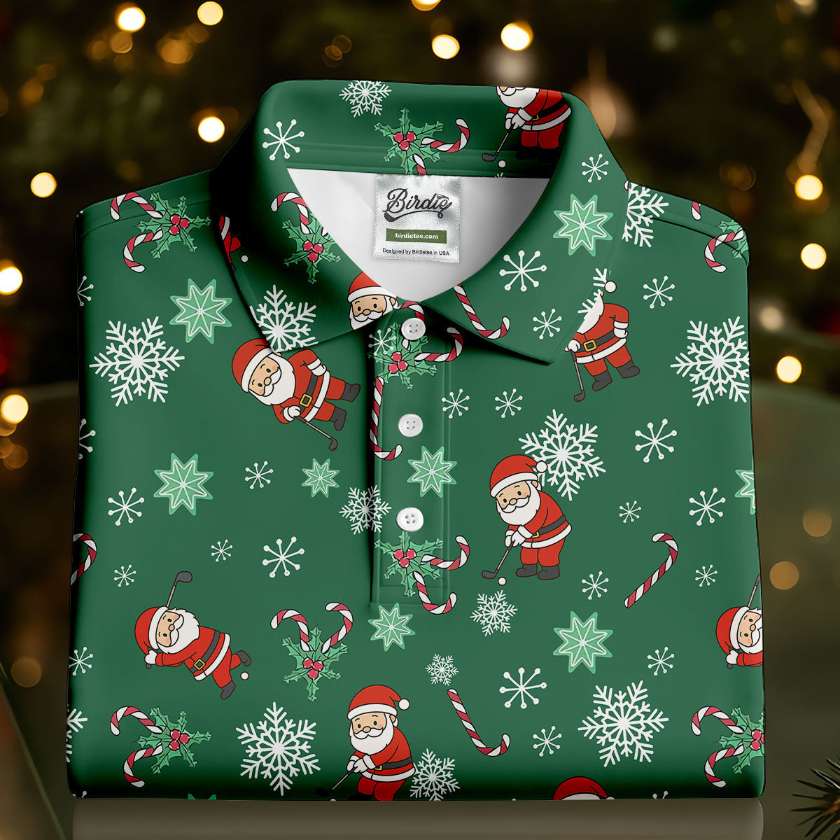 Hood Crew Merry Christmas Funny Print Golf Shirt, Christmas Golf Shirt, Golf Gifts For Women, Fun Golf Shirt
