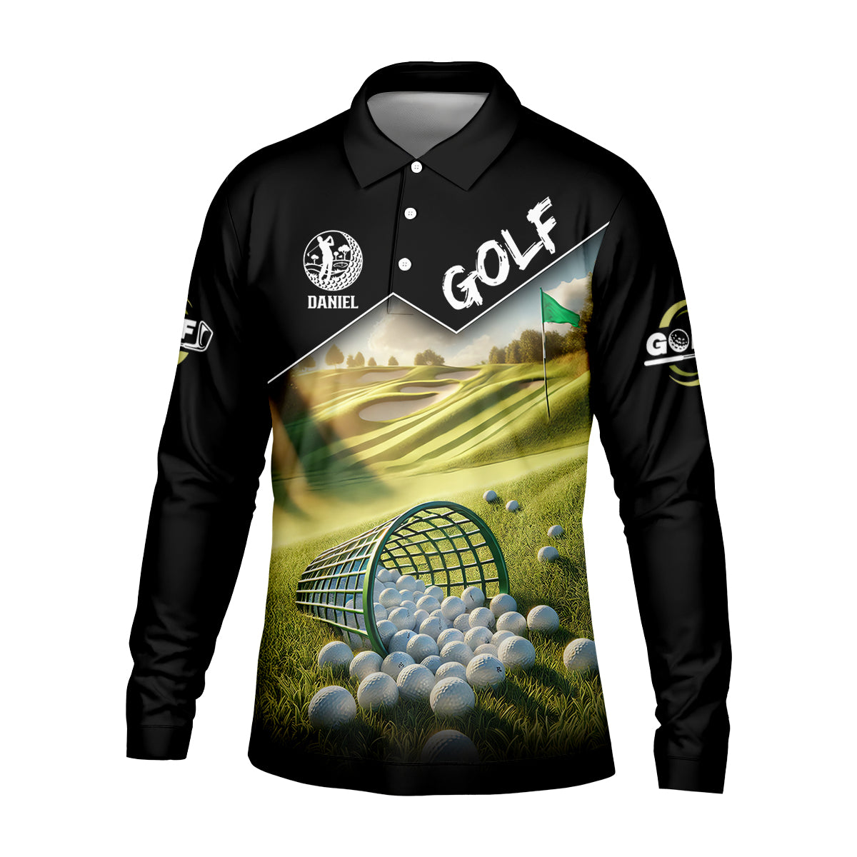 It Takes A Lot Of Balls To Play Golf Like I Do Custom Golf Polo ShirtDad Golf Gift, Golf Lover Gifts