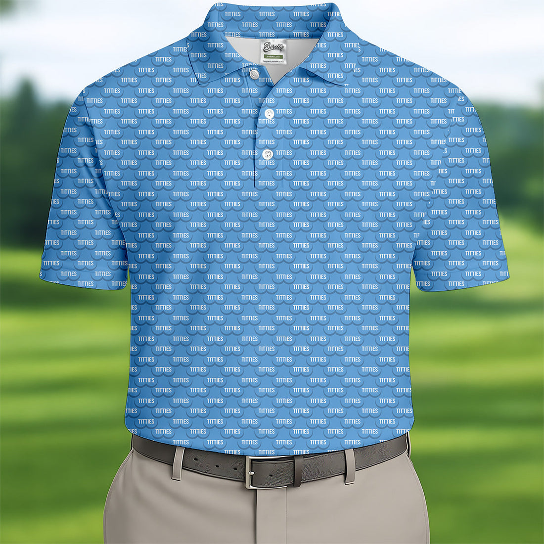 Funny Blue Golf Shirt, Mens Golf Polo Shirt Fun Golf Shirts For Men, Hilarious Golf Shirts
