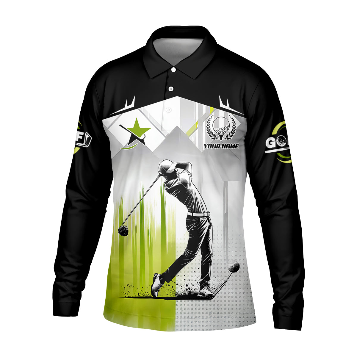 Pro Swing Men's Golf Polo ShirtGolfers Gift, Mens Golf Gift