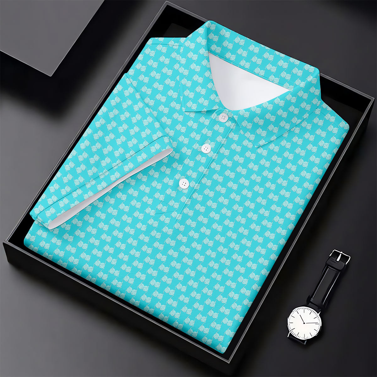 Funny Golf Balls Adult Humor Turquoise Blue Golf Tops For Men, Polo Shirtor Men