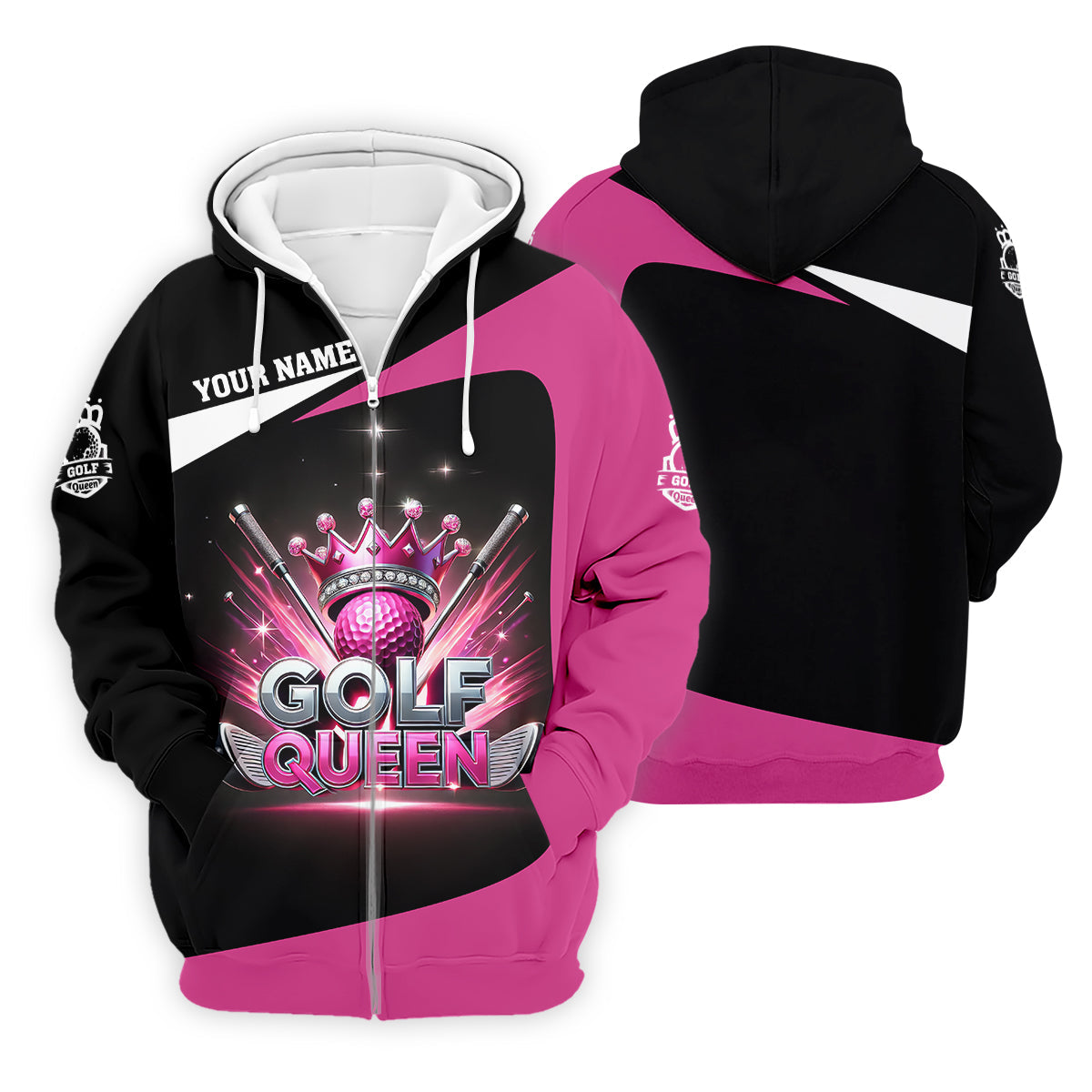 Golf Queen Custom Funny Womens Golf Polo ShirtLadies Golf Shirt, Mothers Day Gifts