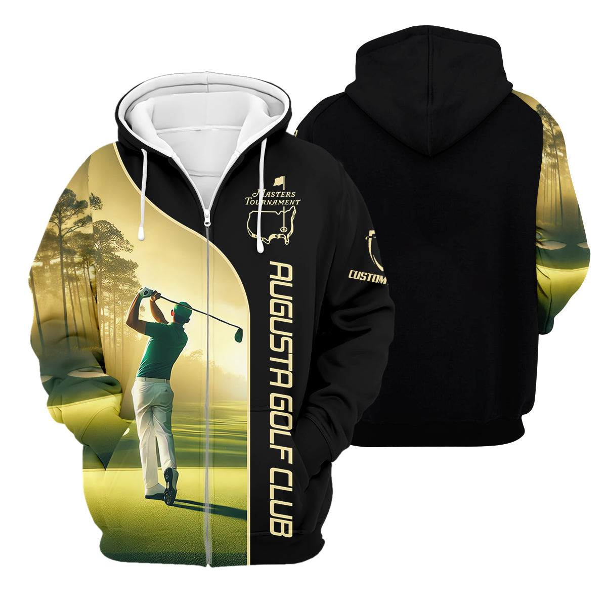 Augusta Golf Club Custom Men's Golf Polo ShirtGift For Golfers