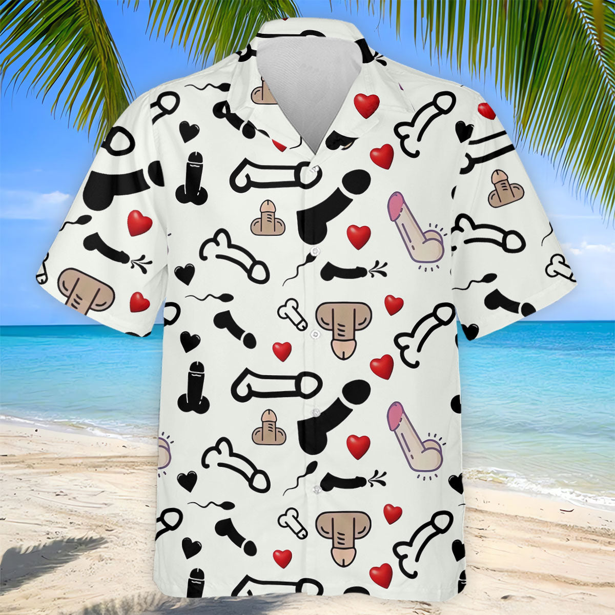 Adult Humor LGBT Pride Men's Funny Golf Shirts, Gay Pride Month Celebrate Golf Shirts For Men