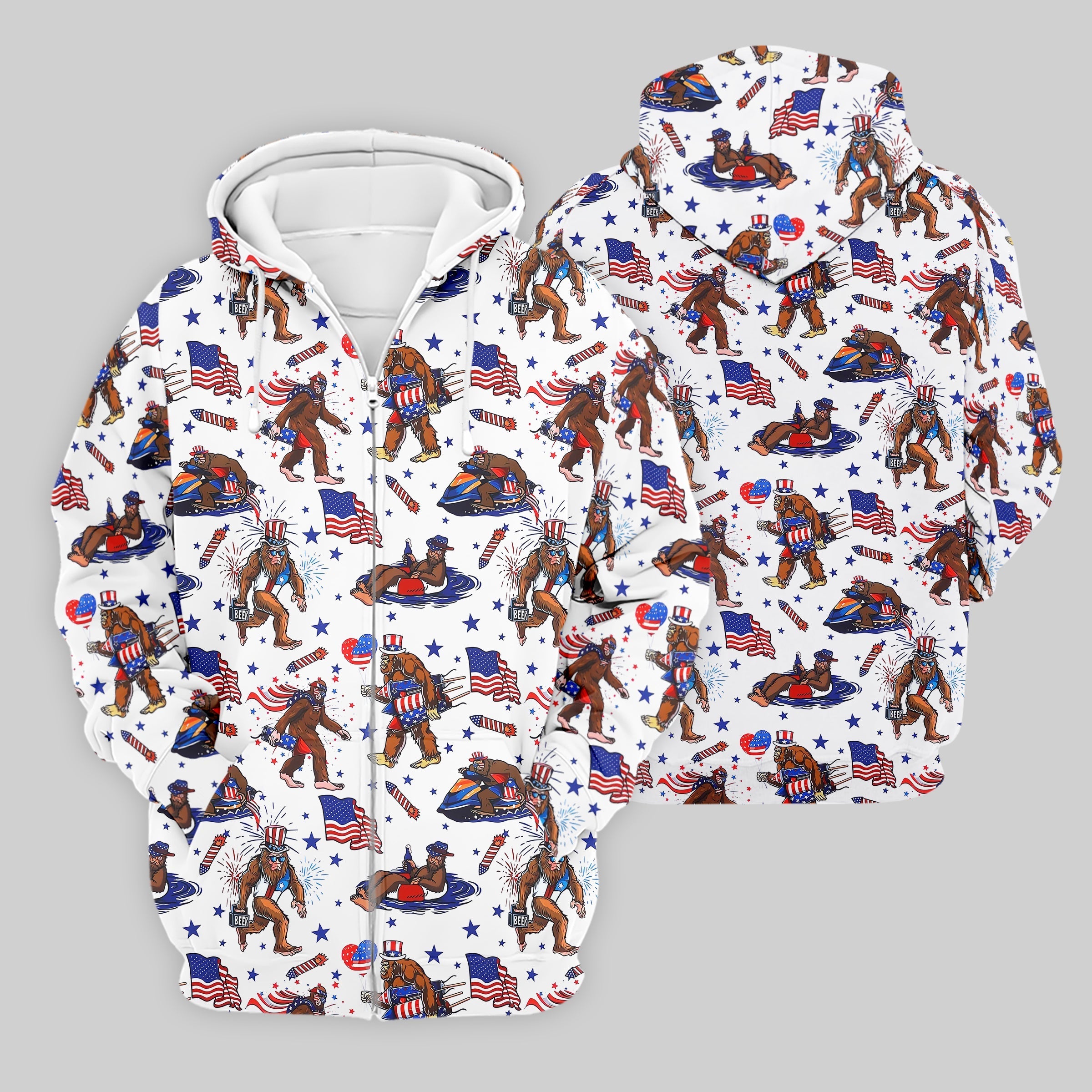 Bigfoot Sasquatch Funny Golf Polo ShirtAmerica 250 Anniversary Golf Shirt, 4th Of July Polo