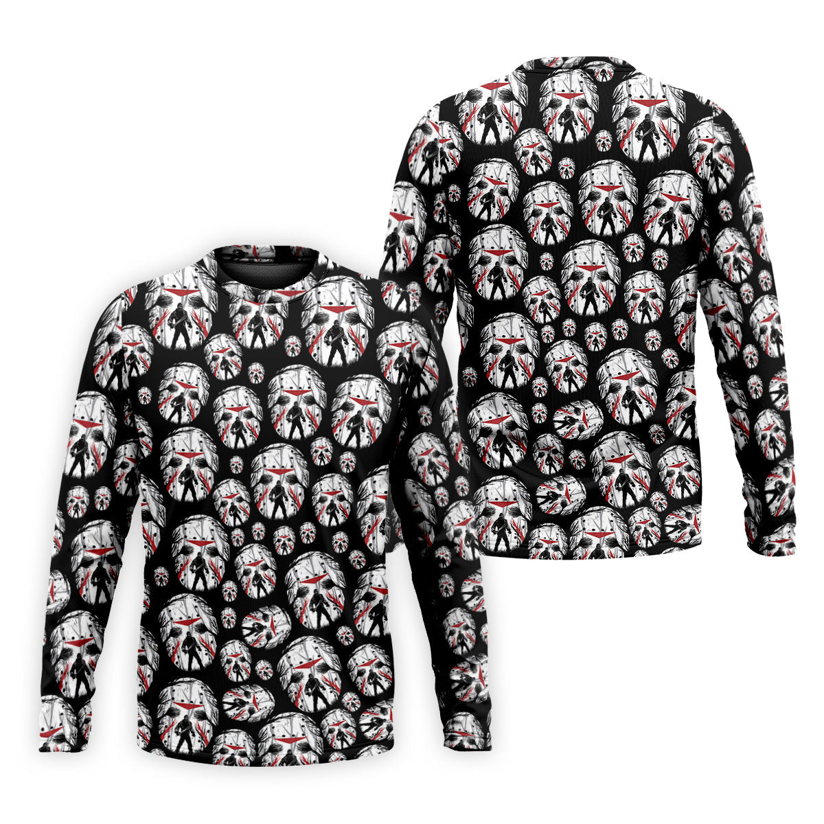 Jason Horror Character Men's Polo ShirtHorror Movie Shirt, Halloween Golf Shirt, Scary Halloween Shirts