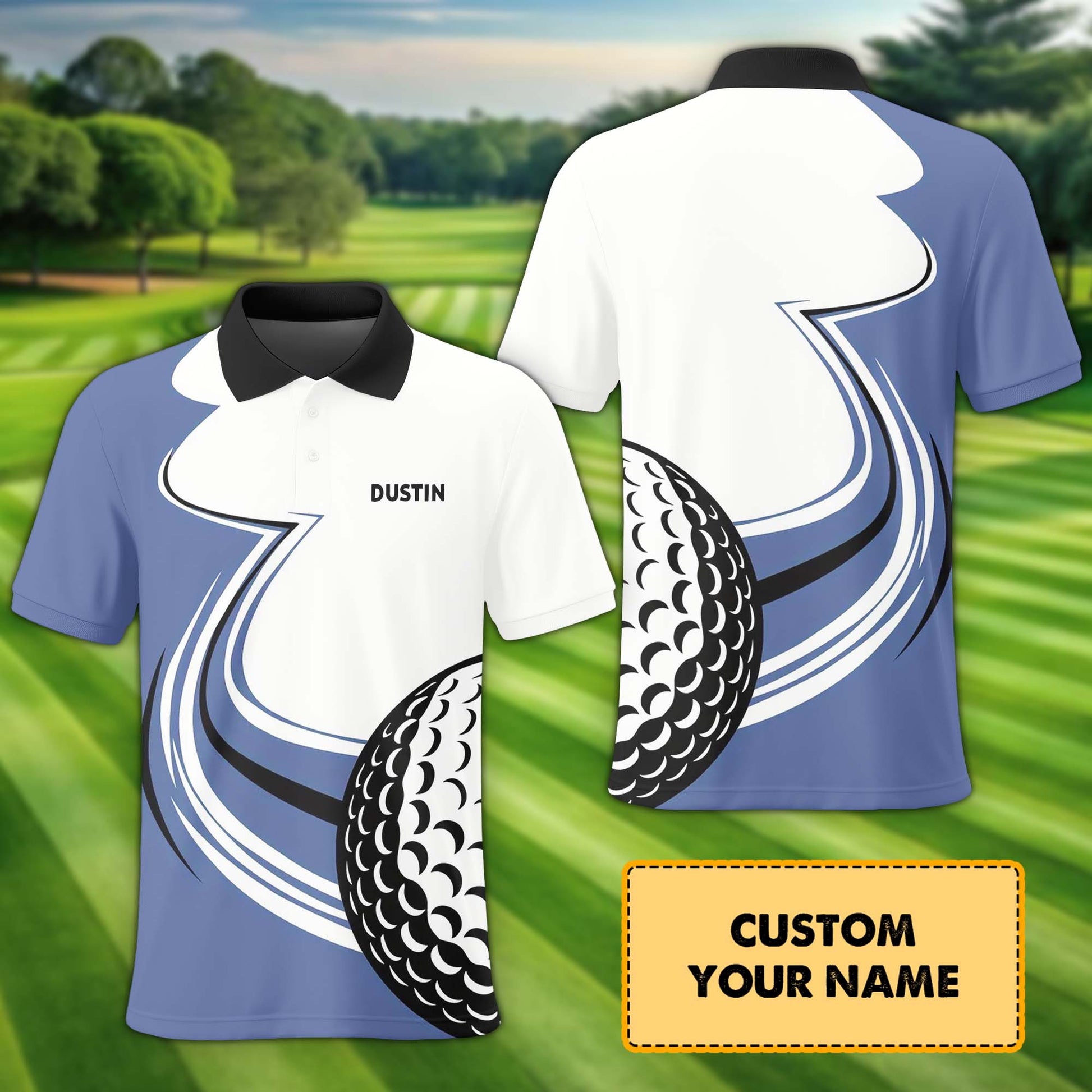 Custom Name Golf Polo ShirtGolf Shirt, Gift For Golfers