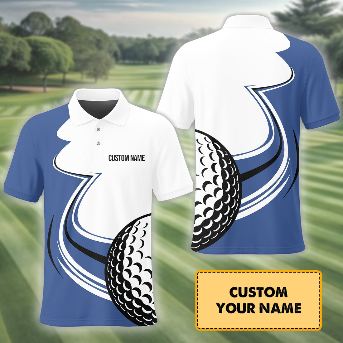 Custom Golf Polo Shirtersonalized Golf Apparel, Perfect Gift For Golfers