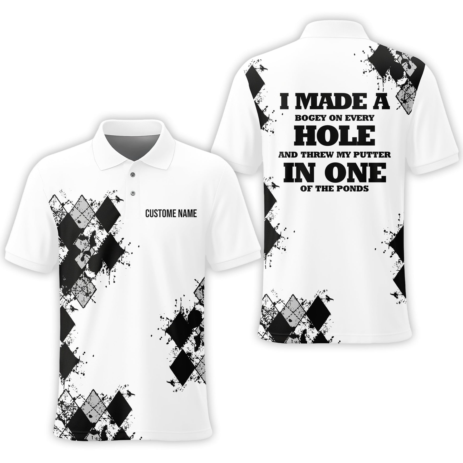 Bogey Golf Shirt, Custom Polo ShirtPerfect Present For Golfers