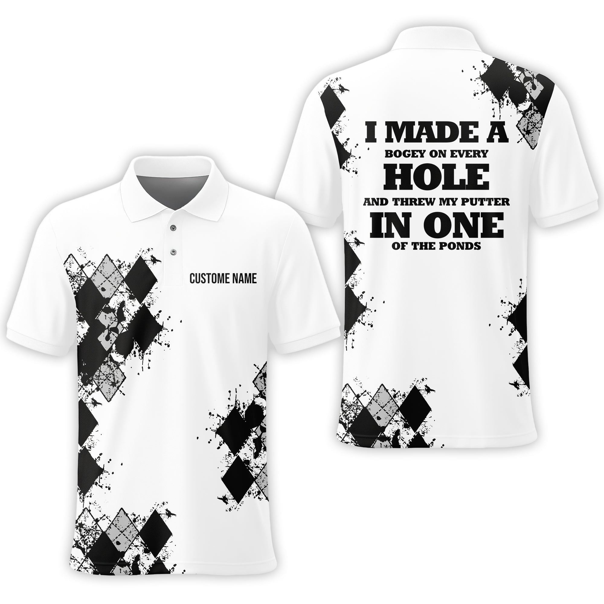 Bogey Golf Shirt, Custom Polo ShirtPerfect Present For Golfers