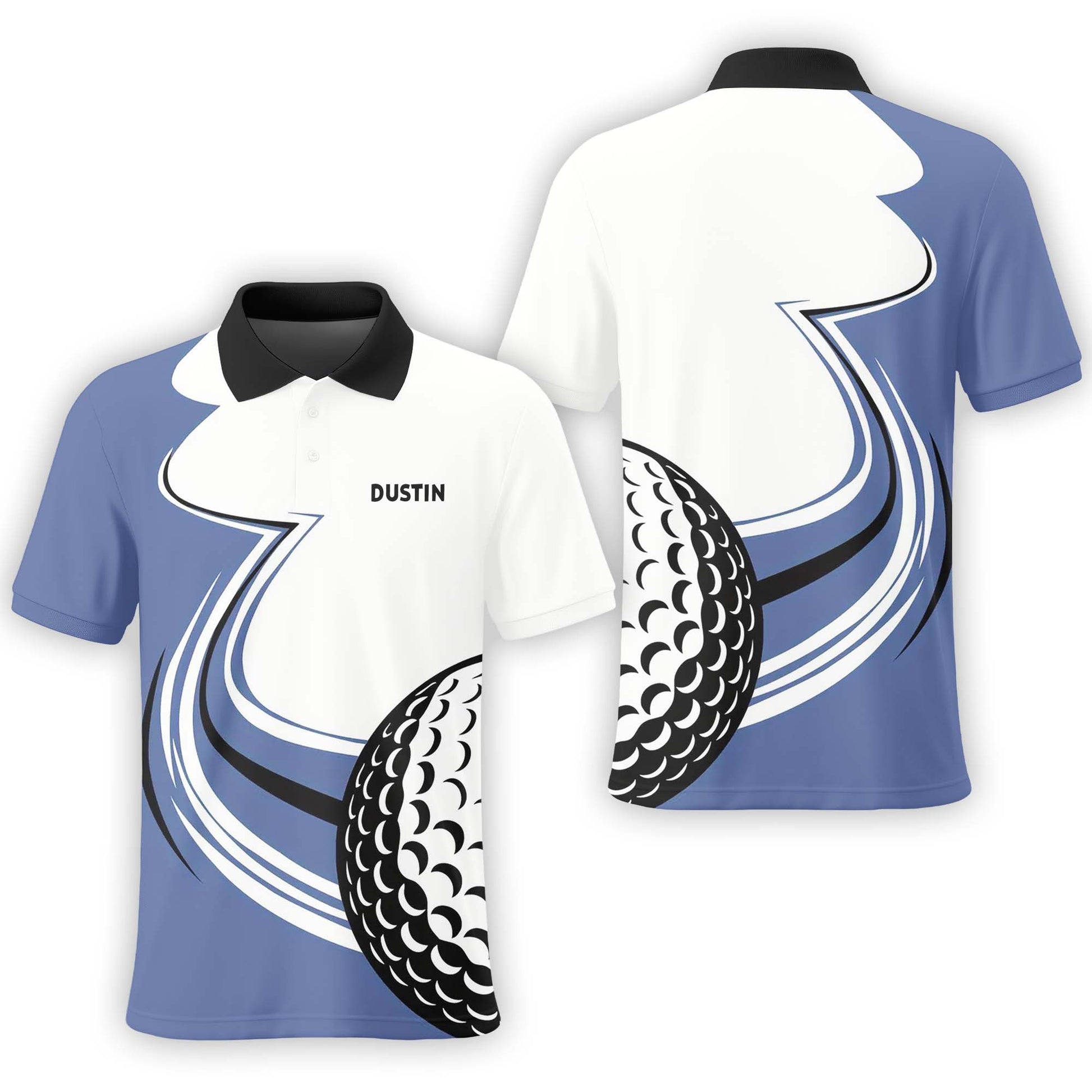Custom Name Golf Polo ShirtGolf Shirt, Gift For Golfers