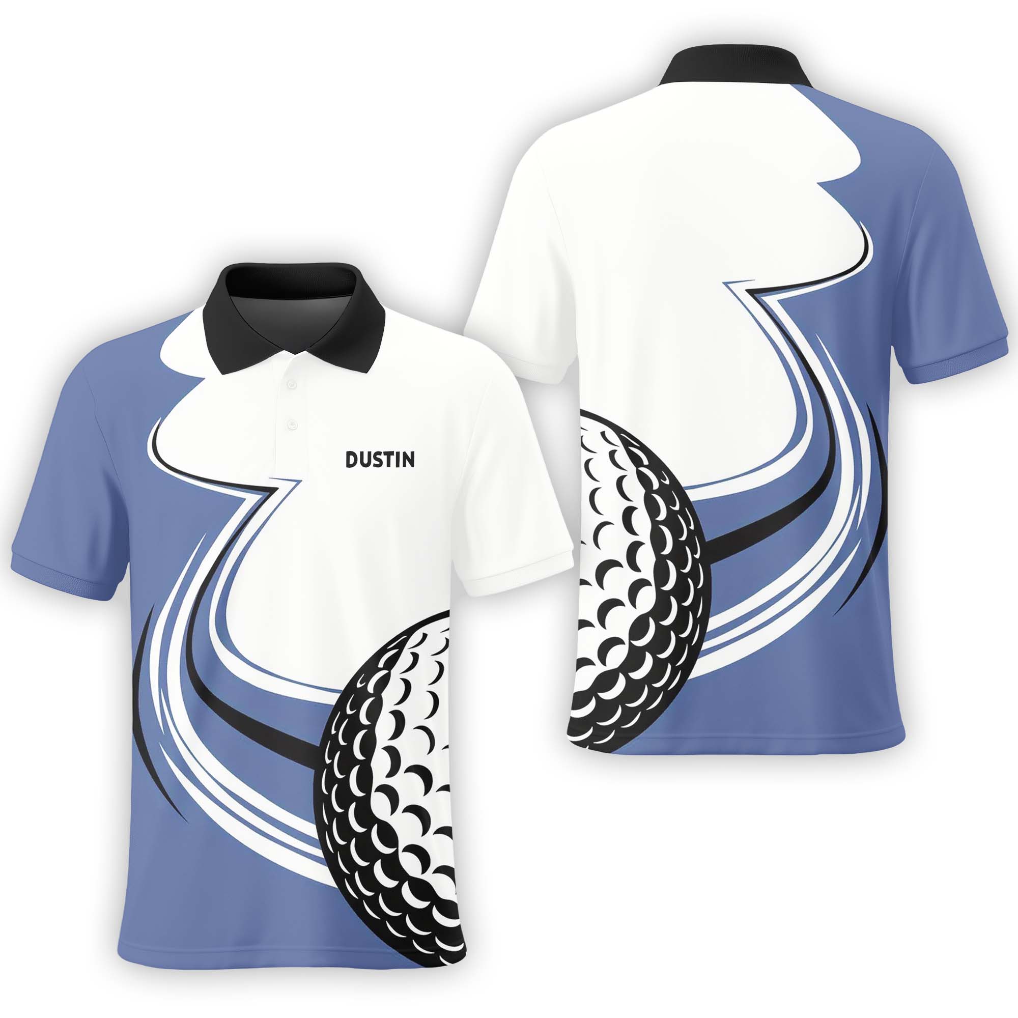 Custom Name Golf Polo ShirtGolf Shirt, Gift For Golfers