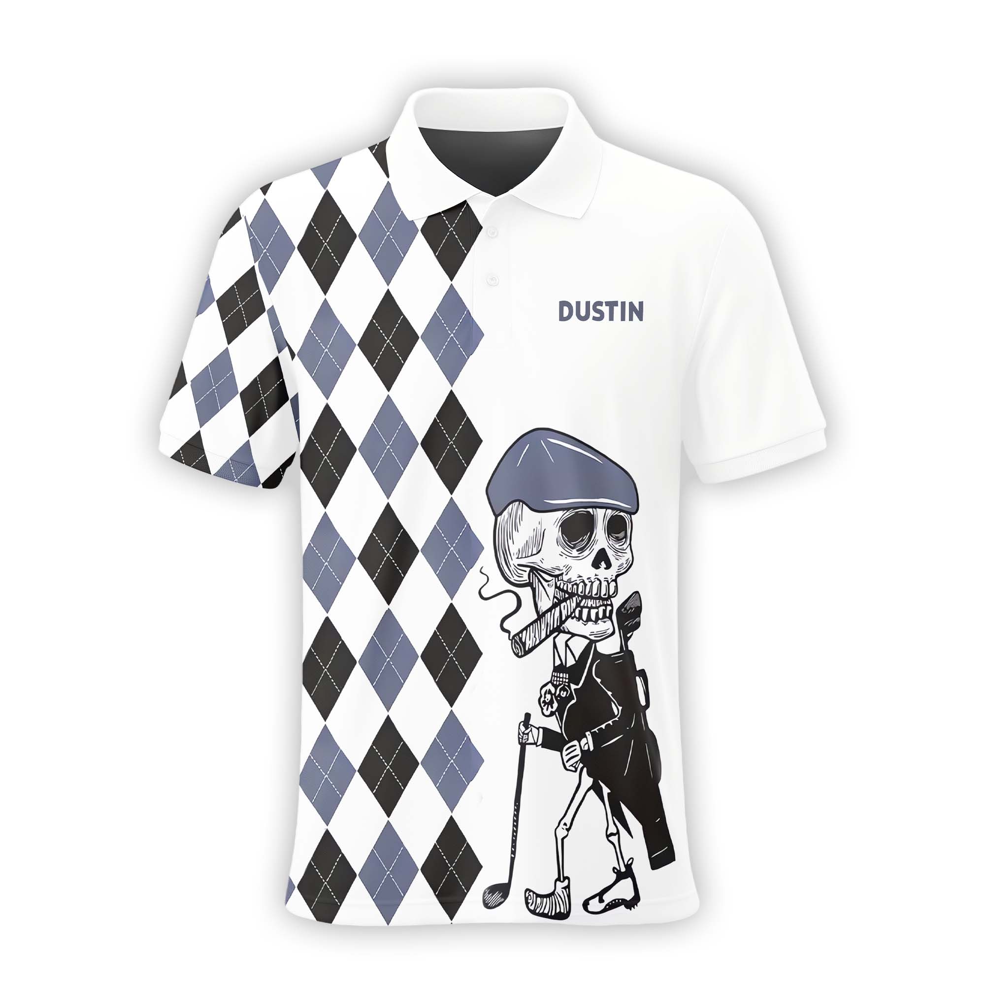 Swing Swear Drink Repeat Custom Name Golf Polo ShirtGolf Shirt, Gift For Golfers