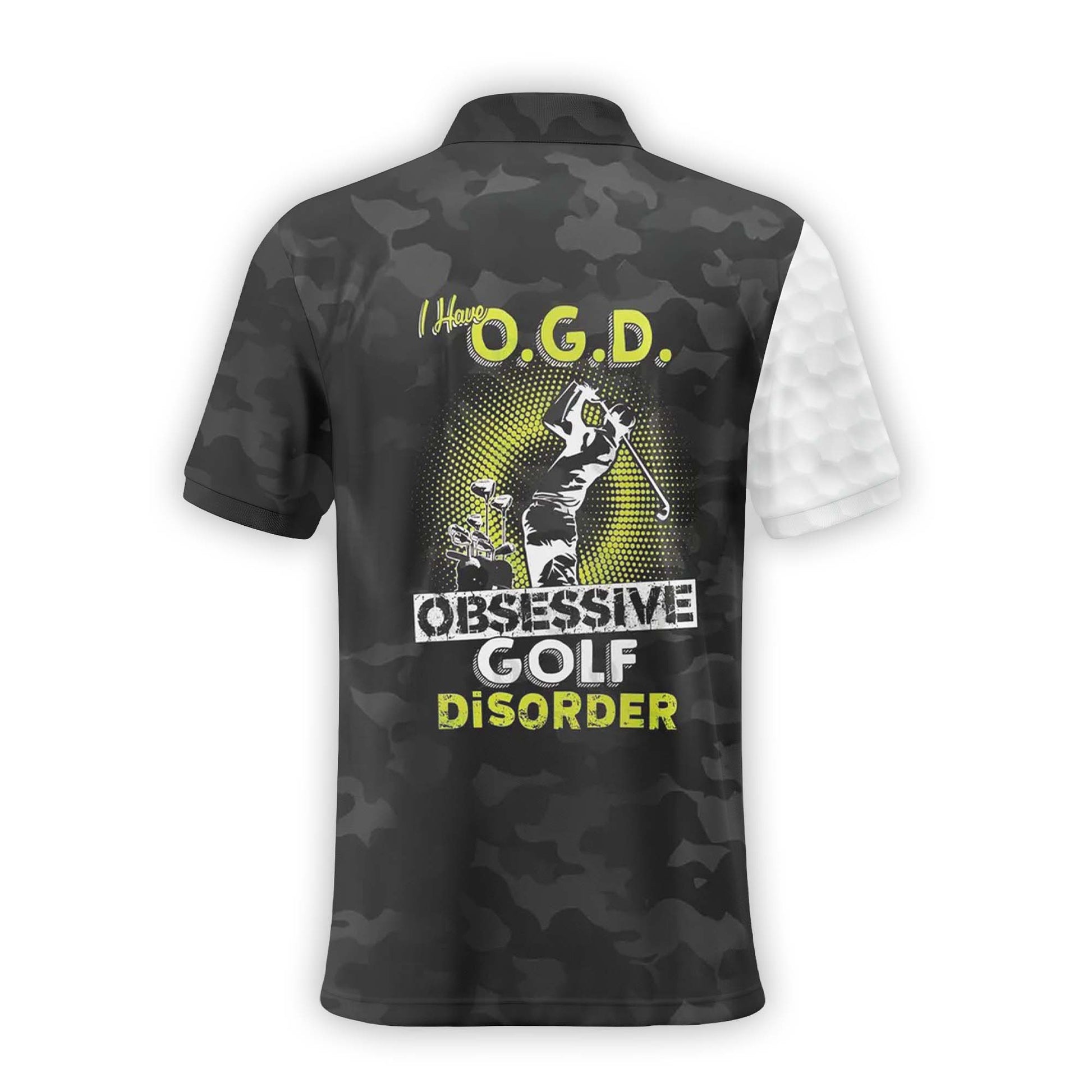Obsessive Golf Disorder Personalized Name 3D Golf Polo ShirtGolf Shirt, Gift For Golfers