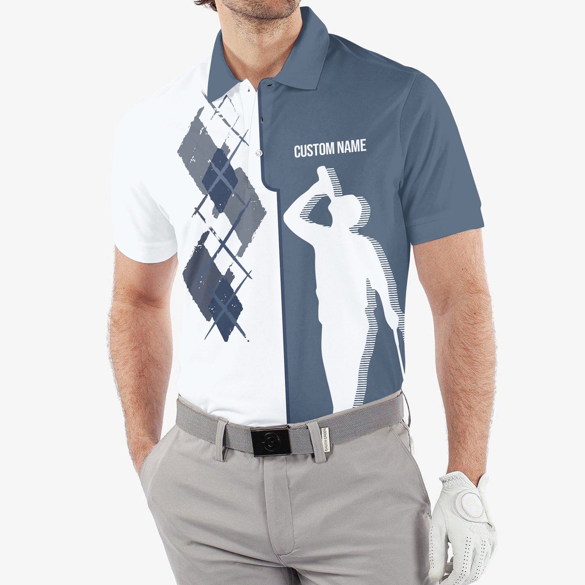 Swing Swear Drink Repeat Golf Shirt, Custom Polo Shirtresent For Golfer