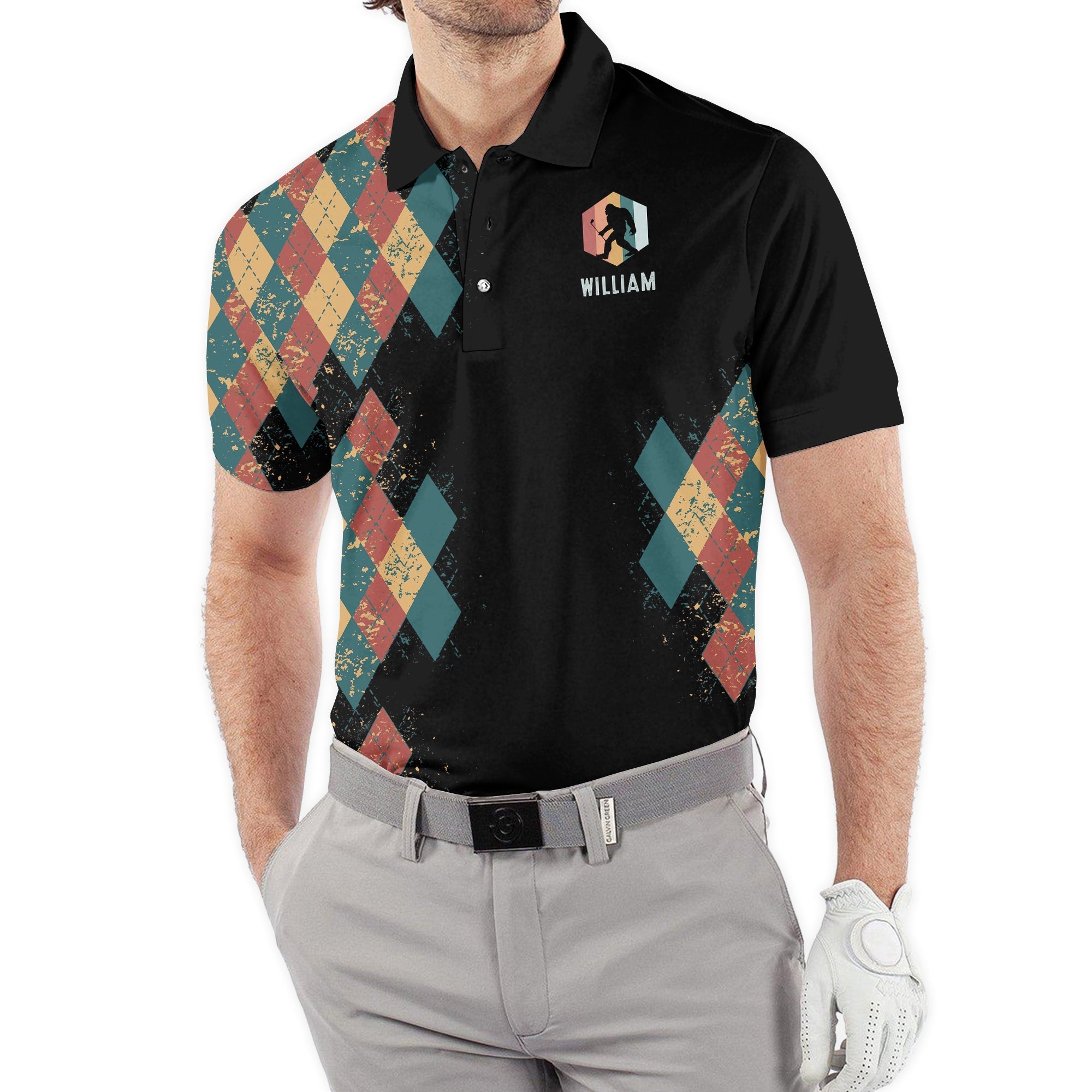 Not All Who Wonder Are Lost, Custom Polo Shirtresent For Golfer