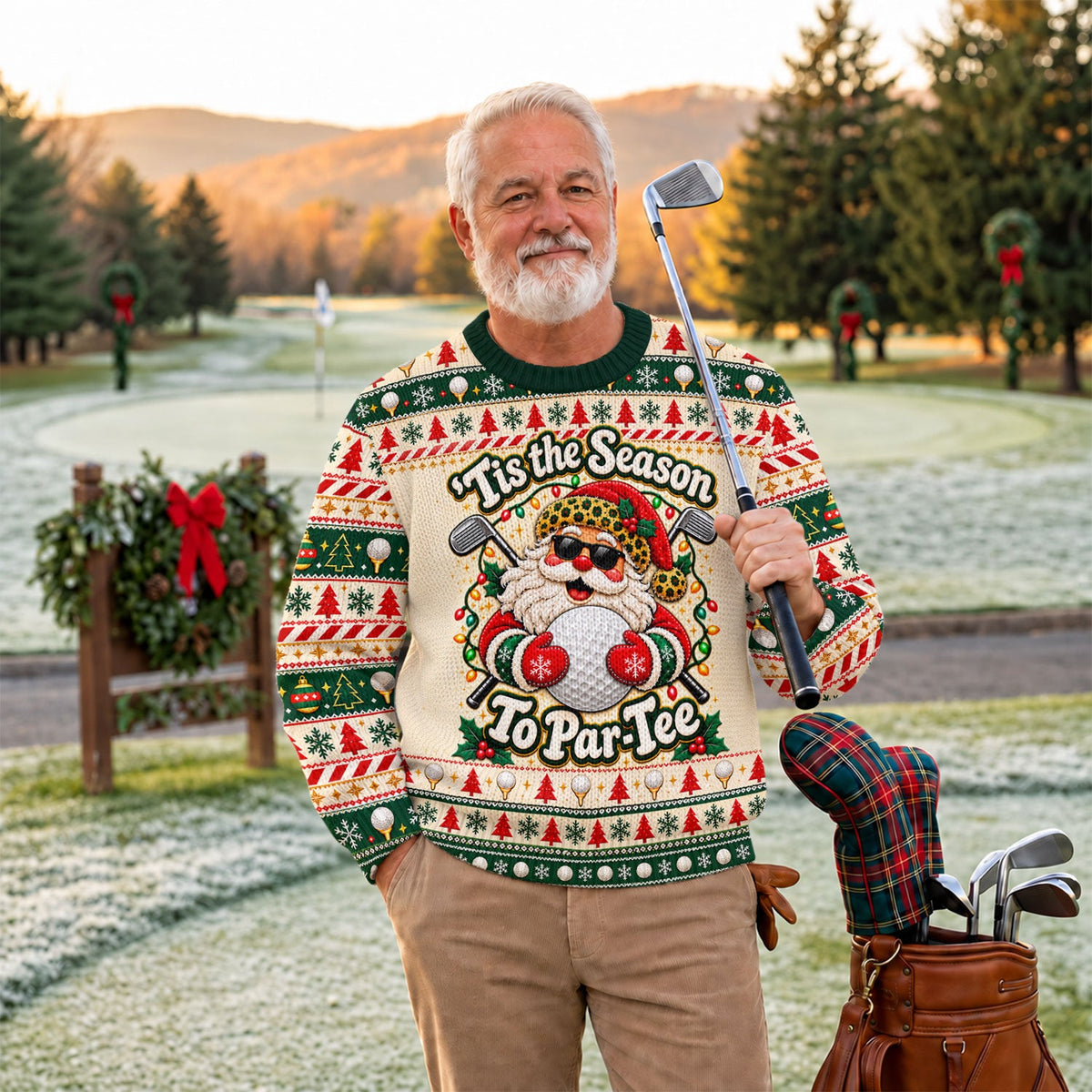 Ugly Christmas Sweater Tis The Season To Par-Tee, Ugly Sweater Party, Funny Xmas Gift