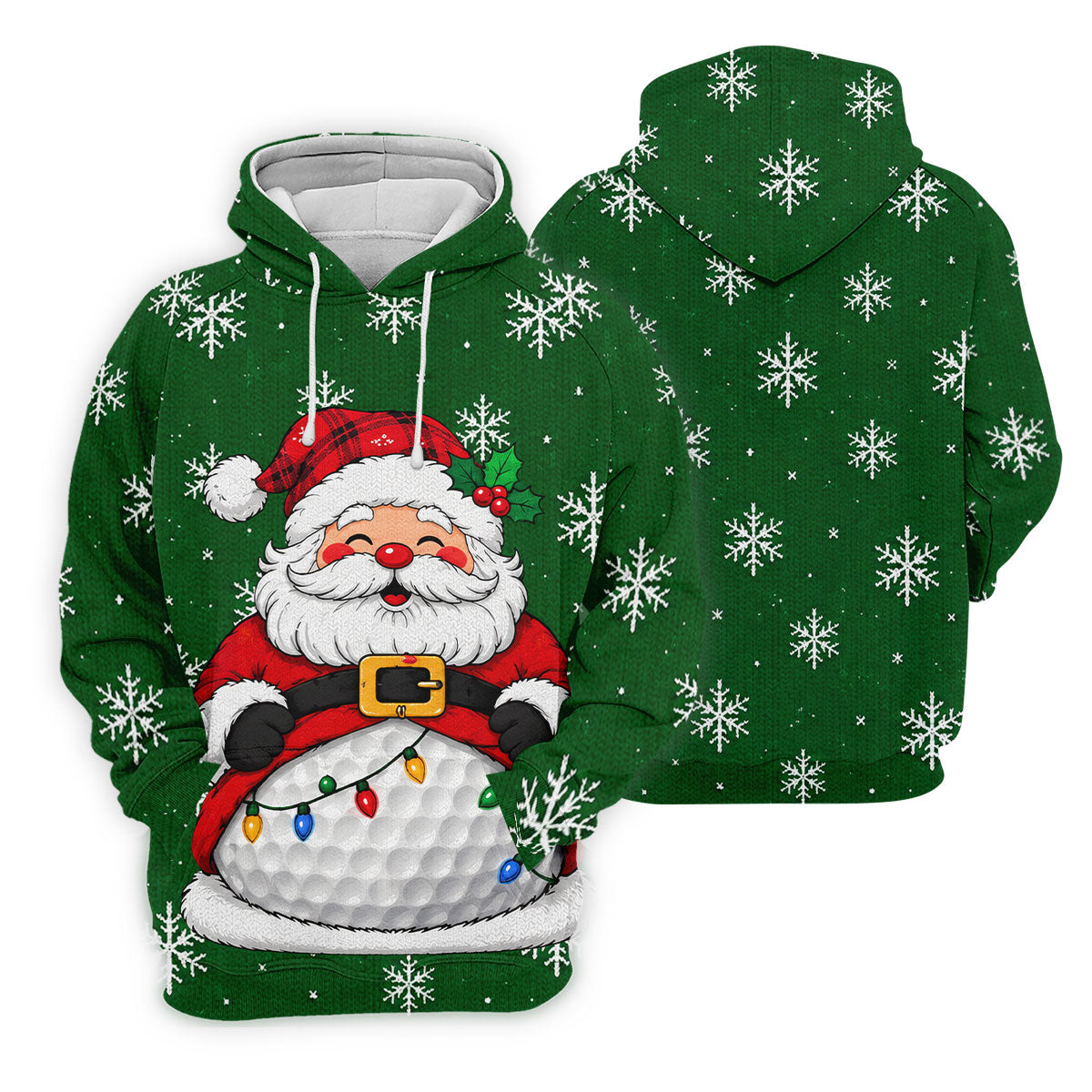 Santa Golf Ball Snowman Christmas Golf Shirt, Mens Golf Polo, Golf Shirts For Men