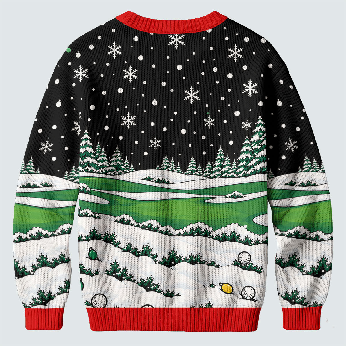 Suck At Golf Santa Beer Ugly Christmas Sweater, Funny Xmas Gift, Christmas Golf Gift