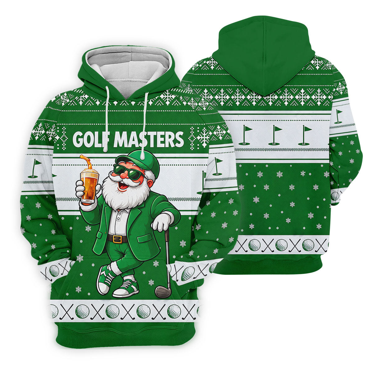 Green Jacket Santa Beer Christmas Golf Shirt, Golf Shirts For Women, Womens Golf Tops