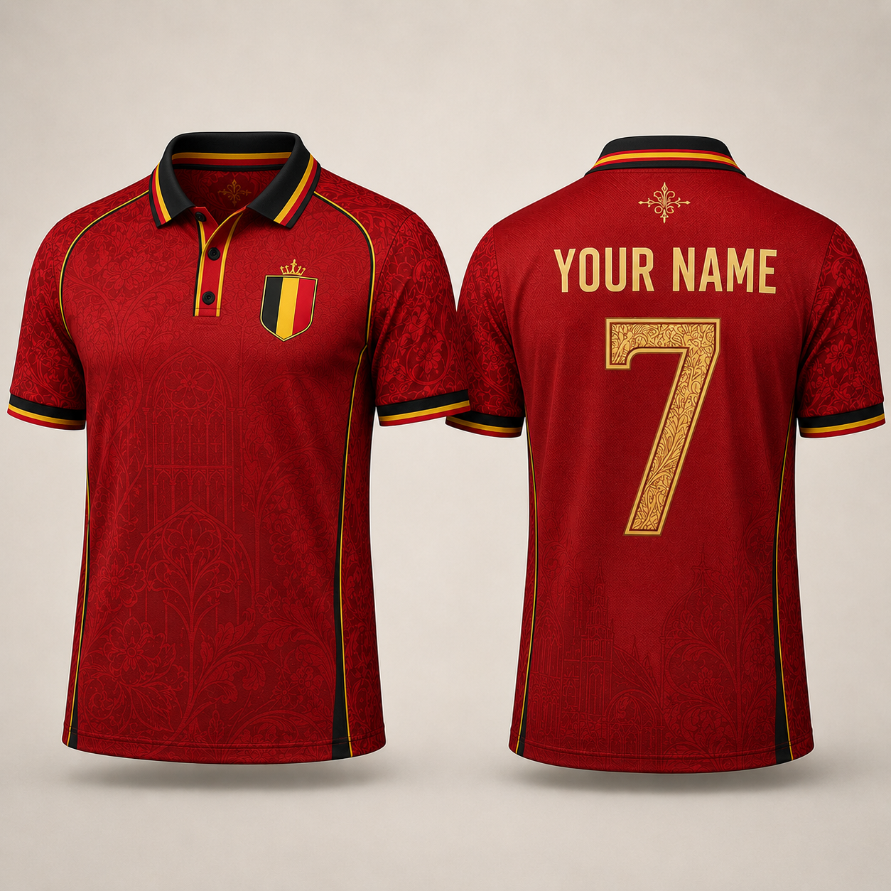 Belgium Football V-Neck For Men Football Lover, Burgundy Shirt Soccer Fan Gift, Belgium Football Jersey
