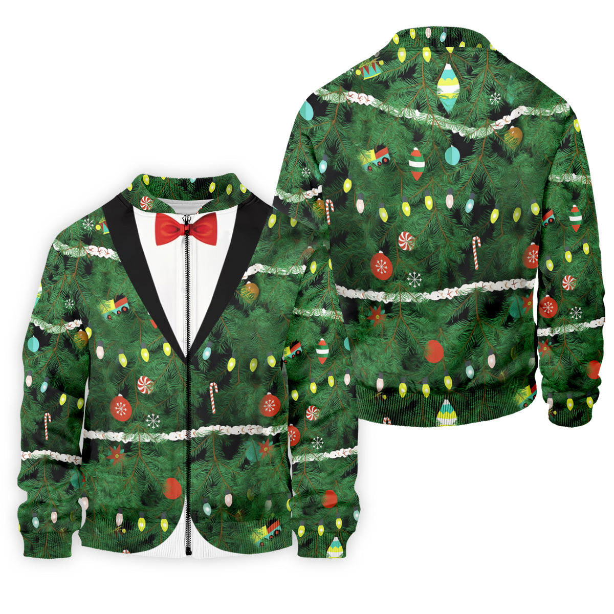Christmas Tree Needles Green Festive Men's Golf Polo Shirt Christmas Golf Shirt, Golf Gift For Men