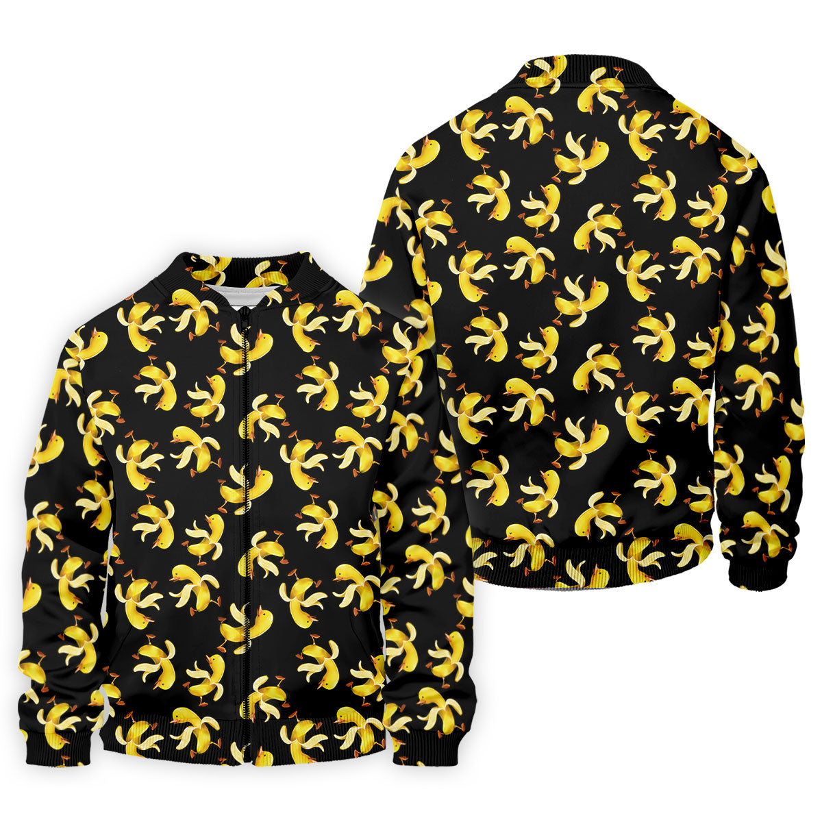 Banana Duck Hawaiian Golf Shirt, Men's Funny Golf Shirts, Polo Shirtor Men